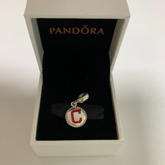 Pandora Cleveland Indians Baseball Charm - Picture 3 of 4